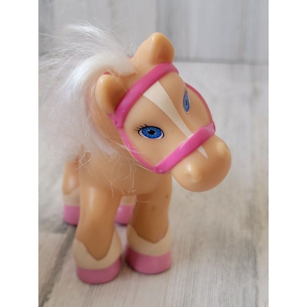 Play along 2007 pony horse pink star toy figure